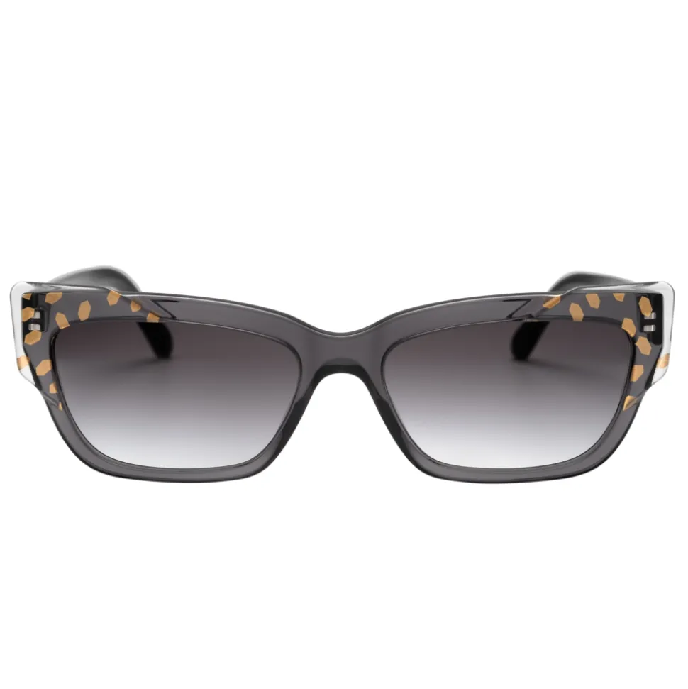Bulgari - Serpenti Scale-Blast - Square Sunglasses - Black - Serpenti Collection - Bulgari Eyewear - Avvenice