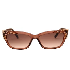 Bulgari - Serpenti Scale-Blast - Square Sunglasses - Brown - Serpenti Collection - Bulgari Eyewear - Avvenice