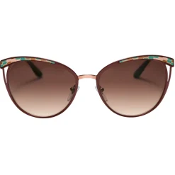 Bulgari - Serpentine - Cat Eye Sunglasses - Brown - Serpenti Collection - Sunglasses - Bulgari Eyewear - Avvenice