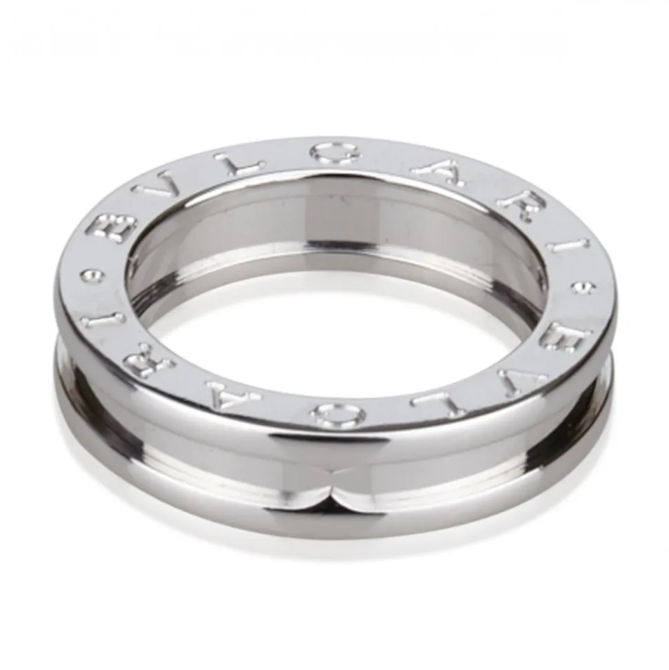 Bulgari Vintage - B.Zero1 Single Band Ring - Bvlgari Ring in 18K White Gold - Luxury High Quality - Avvenice