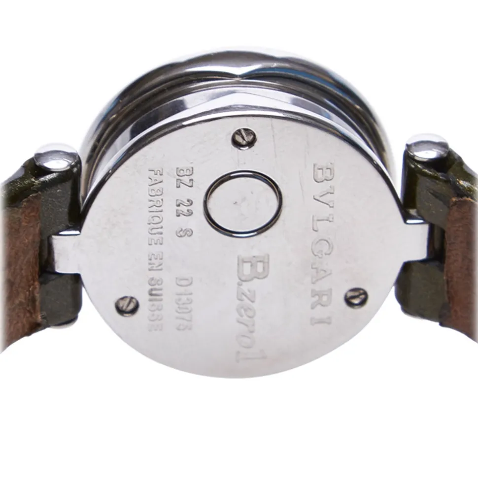 Bulgari Vintage - B.Zero1 Watch - Bvlgari Watch in Stainless Steel and Leather - Luxury High Quality - Avvenice