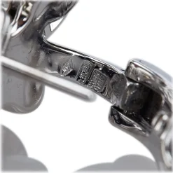 Bulgari Vintage - Diamond Cicladi Earrings - Bvlgari Earrings in 18K White Gold with Diamond Set - Luxury High Quality - Avvenice