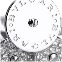 Bulgari Vintage - Diamond Cicladi Earrings - Bvlgari Earrings in 18K White Gold with Diamond Set - Luxury High Quality - Avvenice