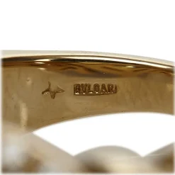 Bulgari Vintage - 18K Diamond Ring - Bvlgari Ring in Yellow Gold with Oval Diamond Heart - Luxury High Quality - Avvenice
