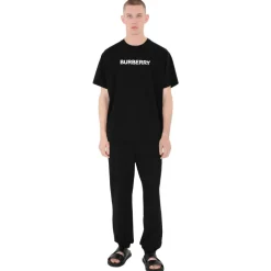 Burberry - Cotton Jogging Pants - Black - Exclusive Burberry Collection - Avvenice