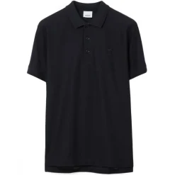 Burberry - Cotton Polo Shirt - Coal Blue - Exclusive Burberry Collection - Avvenice
