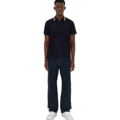 Burberry - Cotton Polo Shirt - Coal Blue - Exclusive Burberry Collection - Avvenice
