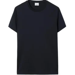 Burberry - Cotton T-Shirt - Coal Blue - Exclusive Burberry Collection - Avvenice