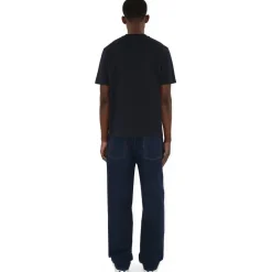 Burberry - Cotton T-Shirt - Coal Blue - Exclusive Burberry Collection - Avvenice