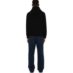 Burberry - Logo Cotton Hoodie - Black - Exclusive Burberry Collection - Avvenice