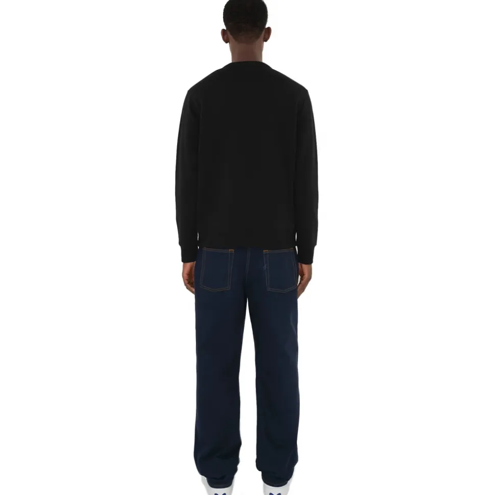 Burberry - Logo Cotton Sweatshirt - Black - Exclusive Burberry Collection - Avvenice