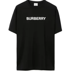 Burberry - Logo Cotton T-Shirt - Black - Exclusive Burberry Collection - Avvenice