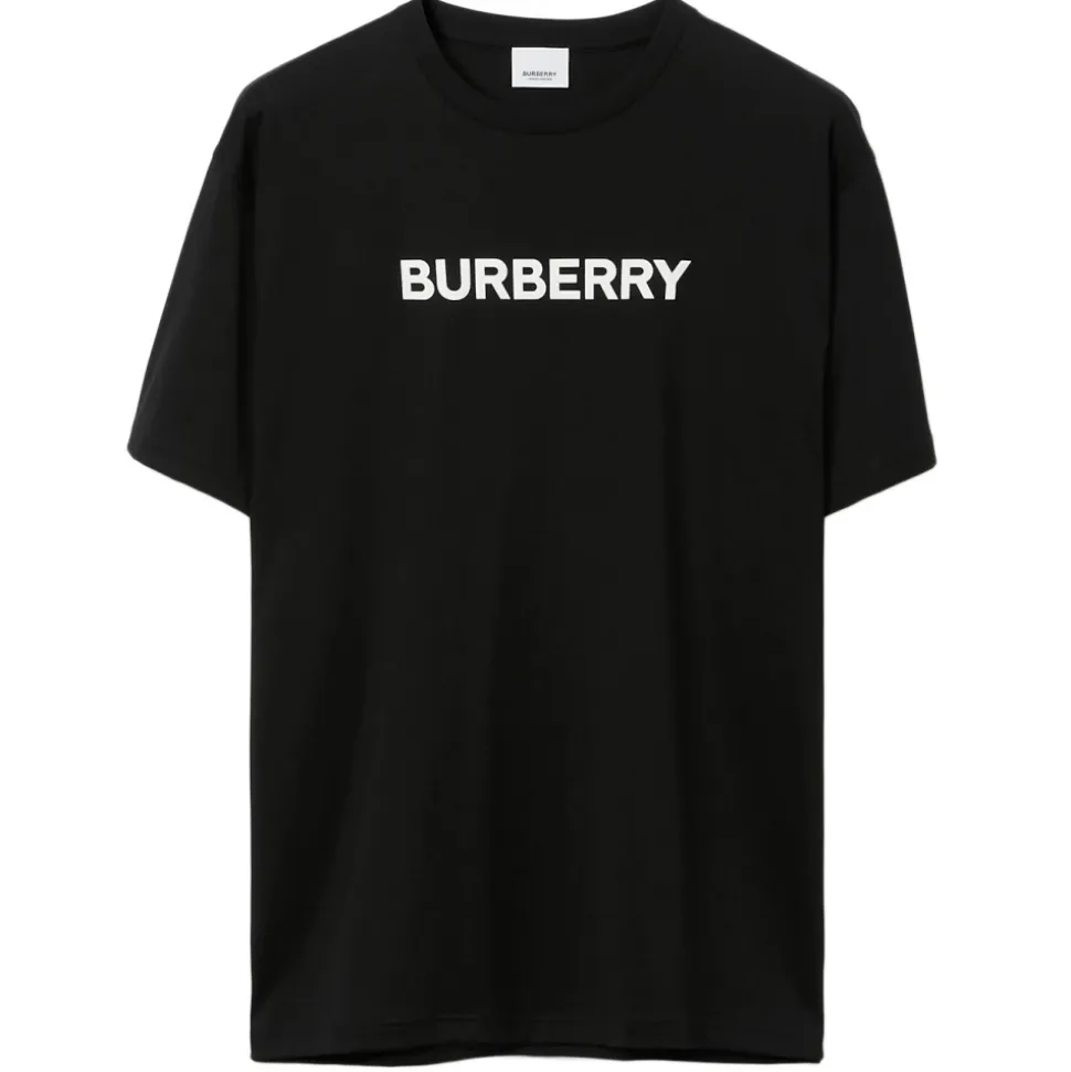 Burberry - Logo Cotton T-Shirt - Black - Exclusive Burberry Collection - Avvenice