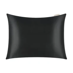 by Dariia Day - Pure Silk Pillow - Midnight Black - Fashion - Mulberry Silk - Artisan Silk Pillow - Luxury - Avvenice