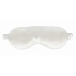 by Dariia Day - Silk Eyemask - Powder White - Bedding - Home - Mulberry Silk - Artisan Silk Eyemask - Luxury - Avvenice