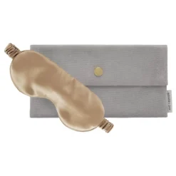 by Dariia Day - Silk Eyemask - French Beige - Bedding - Home - Mulberry Silk - Artisan Silk Eyemask - Luxury - Avvenice