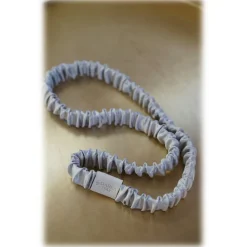 by Dariia Day - Silk Headband - Silver Grey - Fashion - New Collection - Mulberry Silk - Artisan Silk Headband - Luxury - Avvenice