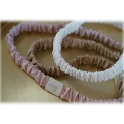 by Dariia Day - Silk Headband - Silver Grey - Fashion - New Collection - Mulberry Silk - Artisan Silk Headband - Luxury - Avvenice