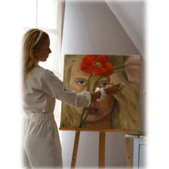 by Dariia Day - Silk Headband - Powder White - Fashion - Mulberry Silk - Artisan Silk Headband - Luxury - Avvenice