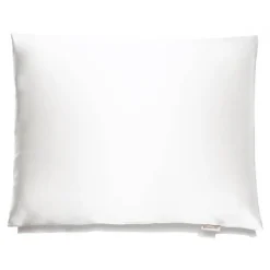 by Dariia Day - Silk Pillowcase - Powder White - Bedding - Home - Mulberry Silk - Artisan Silk Pillowcase - Luxury - Avvenice