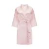 by Dariia Day - Silk Robe - Blush Pink - Fashion - New Collection - Mulberry Silk - Artisan Silk Robe - Luxury - Avvenice