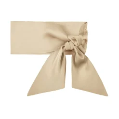 by Dariia Day - Silk Scarf Long - French Beige - Fashion - New Collection - Mulberry Silk - Artisan Silk Scarf - Luxury - Avvenice