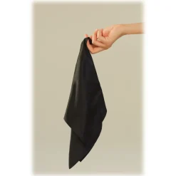 by Dariia Day - Silk Scarf Square - Black Midnight - Fashion - New Collection - Mulberry Silk - Artisan Silk Scarf - Luxury - Avvenice