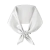 by Dariia Day - Silk Scarf Square - Silver Grey - Fashion - New Collection - Mulberry Silk - Artisan Silk Scarf - Luxury - Avvenice