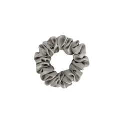 by Dariia Day - Silk Scrunchie - Silver Grey - Fashion - Accessories - Mulberry Silk - Artisan Silk Scrunchie - Luxury - Avvenice