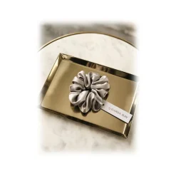 by Dariia Day - Silk Scrunchie - Silver Grey - Fashion - Accessories - Mulberry Silk - Artisan Silk Scrunchie - Luxury - Avvenice