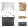 by Dariia Day - Silk Travel Set - French Beige - Bedding - Home - Mulberry Silk - Artisan Silk Pillowcase - Luxury - Avvenice