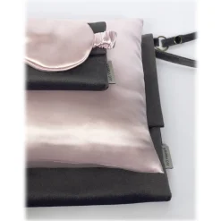 by Dariia Day - Silk Travel Set - Blush Pink - Bedding - Home - Mulberry Silk - Artisan Silk Pillowcase - Luxury - Avvenice