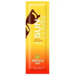 California Tan - Sun Luvin’® - Triple Bronzer - Emerald Bay - Professional Tanning Lotion - 15 ml - Avvenice