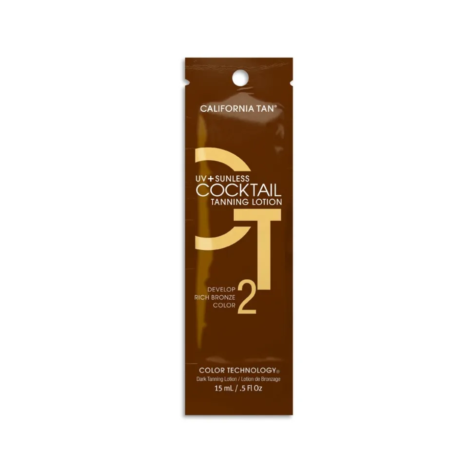 California Tan - UV + Sunless Cocktail Tanning Lotion - Step 2 Develop - CT Sunless Collection - Professional - 15 ml - Avvenice