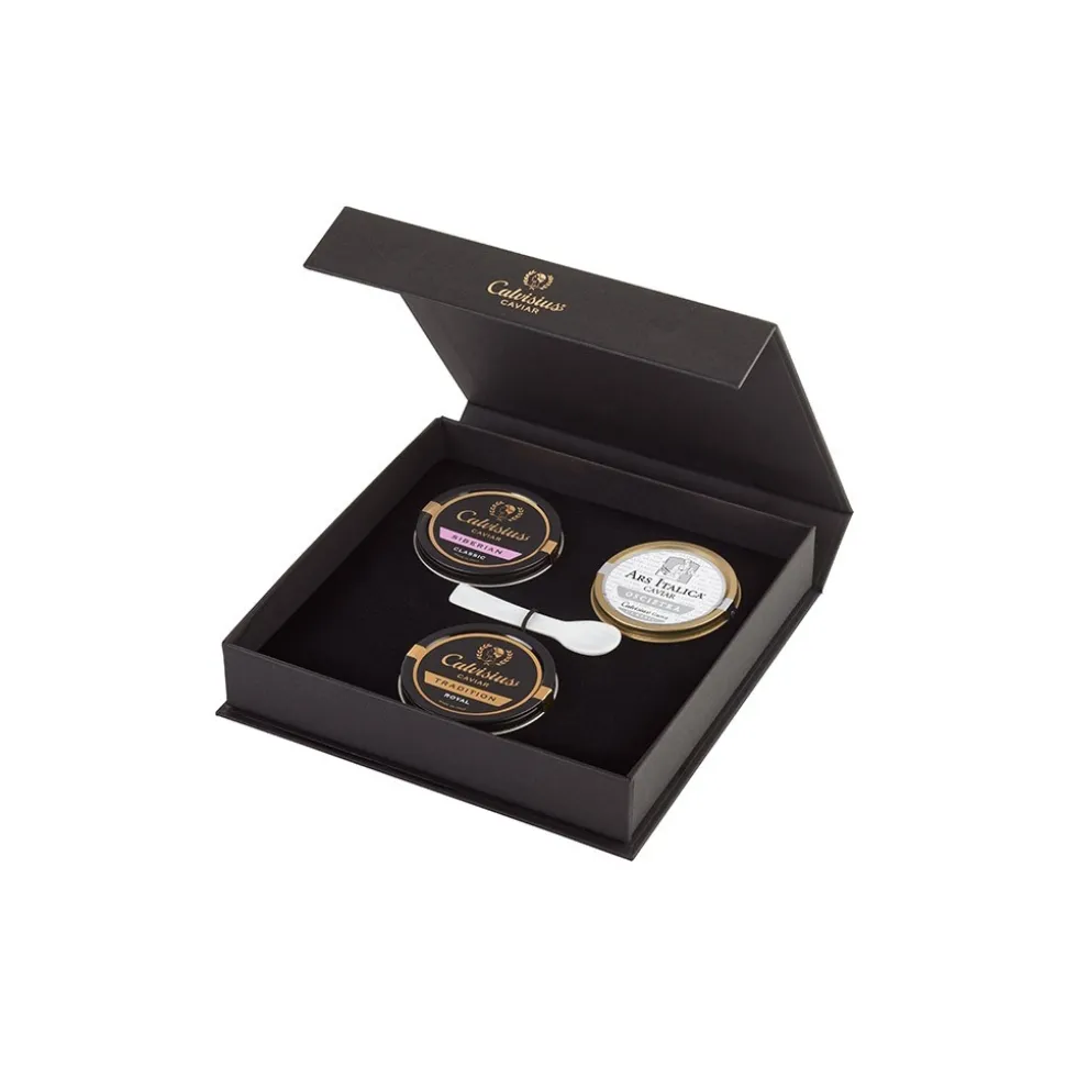 Calvisius - Pop Collection - Caviar - Gift Boxes - Luxury High Quality - 3 x 30 g - Avvenice