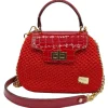 CapriNina - Capriccio - Fine Bag Handmade in Capri - Red - Handmade in Italy - Exclusive Luxury - Avvenice