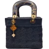 CapriNina - CapriDì - Fine Bag Handmade in Capri - Black Leopard - Handmade in Italy - Exclusive Luxury - Avvenice