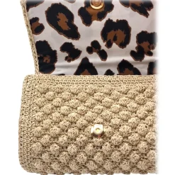 CapriNina - Ninetta Silke - Fine Bag Handmade in Capri - Beige - Handmade in Italy - Exclusive Luxury - Avvenice