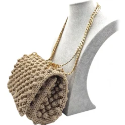 CapriNina - Ninetta Versy - Fine Bag Handmade in Capri - Gold - Handmade in Italy - Exclusive Luxury - Avvenice