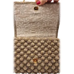 CapriNina - Ninetta Versy - Fine Bag Handmade in Capri - Gold - Handmade in Italy - Exclusive Luxury - Avvenice