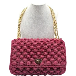 CapriNina - Ninetta Versy - Fine Bag Handmade in Capri - Bordeaux - Handmade in Italy - Exclusive Luxury - Avvenice