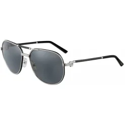 Cartier - Aviator - Metal Black Platinum Polarized Grey - Première de Cartier - Sunglasses - Cartier Eyewear - Avvenice