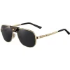 Cartier - Aviator - Metal Gold Champagne Polarized Grey - Santos de Cartier - Sunglasses - Cartier Eyewear - Avvenice