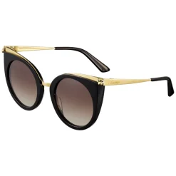 Cartier - Cat Eye - Acetate Combined Black Gold - Panthère de Cartier - Sunglasses - Cartier Eyewear - Avvenice