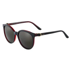 Cartier - Classic - Acetate Black Red Transparent Effect - C de Cartier - Sunglasses - Cartier Eyewear - Avvenice
