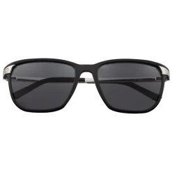 Cartier - Classic - Acetate Black Platinum Finish Grey - Santos de Cartier - Sunglasses - Cartier Eyewear - Avvenice