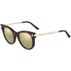 Cartier - Classic - Combined Metal Turtle Gold Finish Champagne - Panthère de Cartier - Sunglasses - Cartier Eyewear - Avvenice