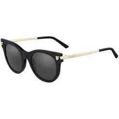 Cartier - Classic - Combined Metal Gold Finish Champagne - Large - Panthère de Cartier - Sunglasses - Cartier Eyewear - Avvenice