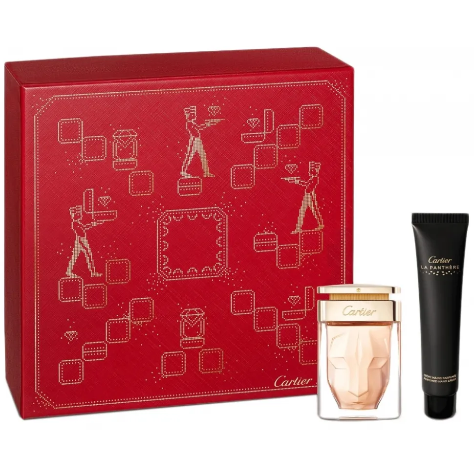 Cartier - La Panthère 50 ml Eau de Parfum Gift Set with 40 ml Hand Cream - Luxury Fragrances - Avvenice