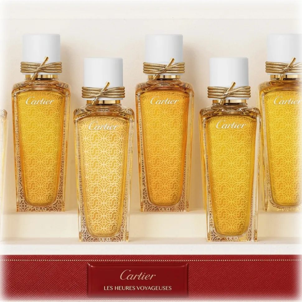Cartier - Les Heures Voyageuses Collection Case - Luxury Fragrances - 7 x 75 ml - Avvenice